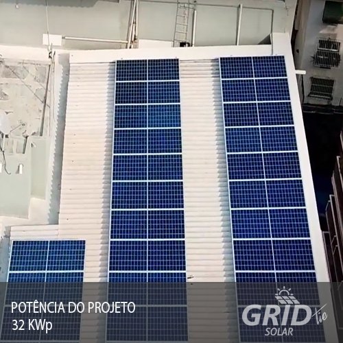 Projeto de instalação de sistema fotovoltaico para condomínio realizado pela Grid Tie Solar